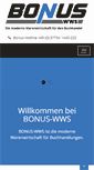 Mobile Screenshot of bonus.softlevel.de